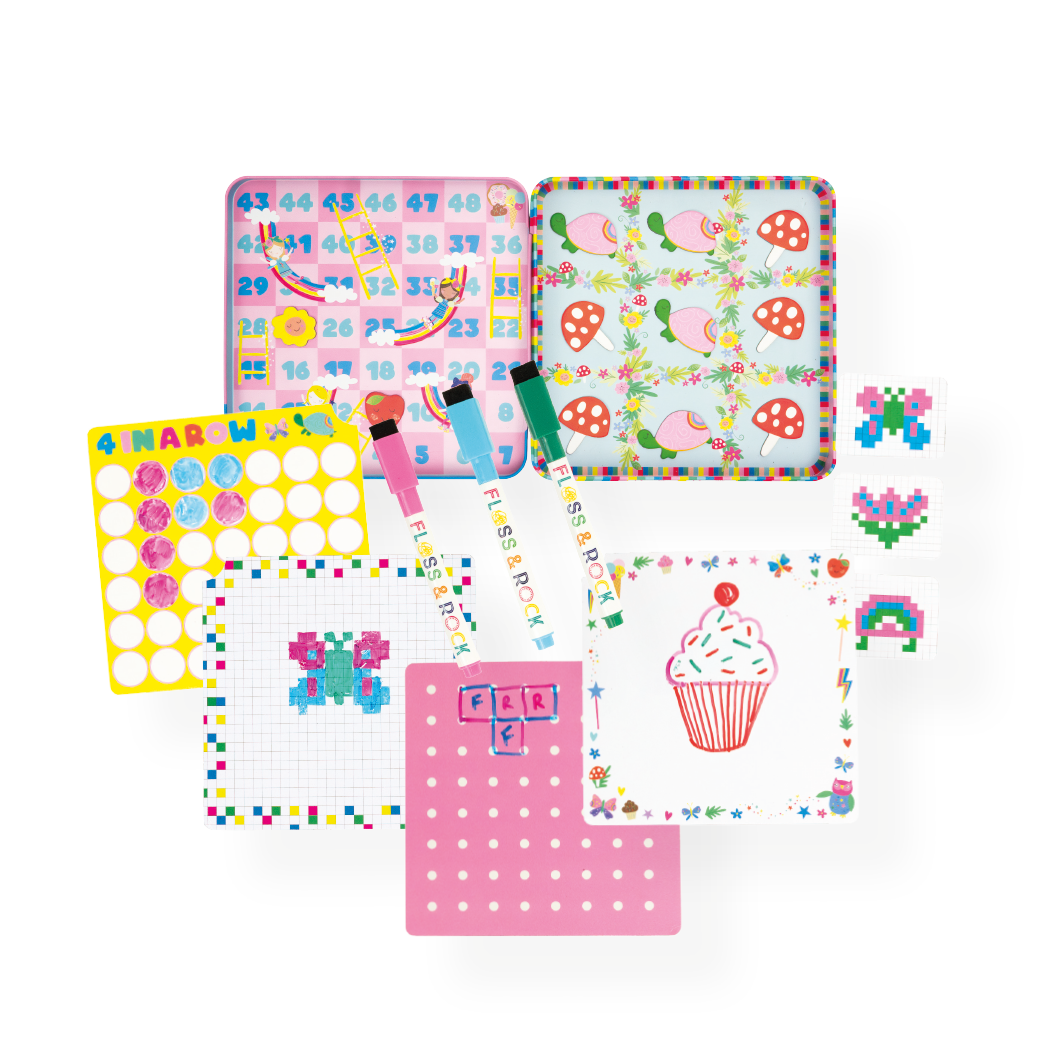 MAGNETIC FUN & GAMES TIN - RAINBOW FAIRY