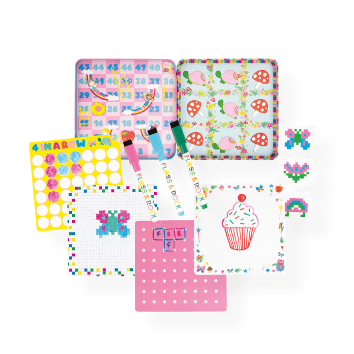 MAGNETIC FUN & GAMES TIN - RAINBOW FAIRY
