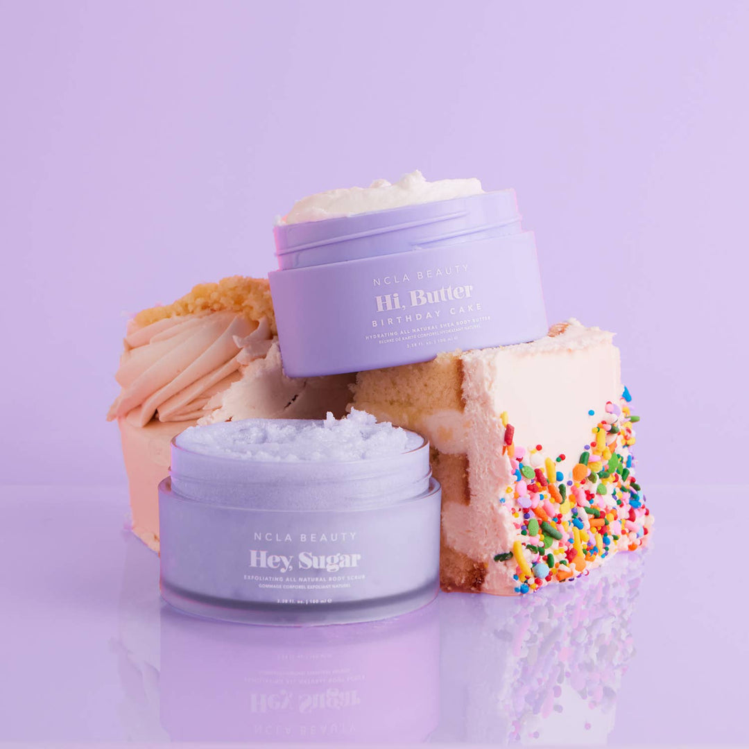 BIRTHDAY CAKE BODY SCRUB + BODY BUTTER SET