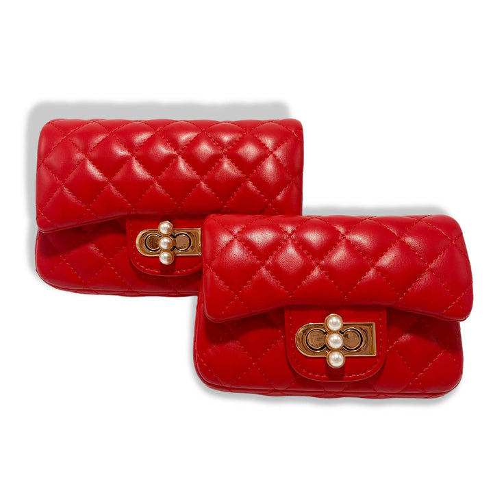 PEARL CLOSURE PURSE | PURPLE
