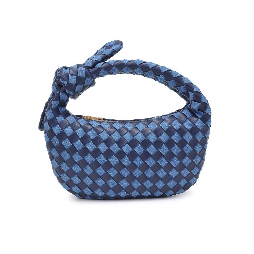 LIZBETH WOVEN KNOT CLUTCH | BUTTER