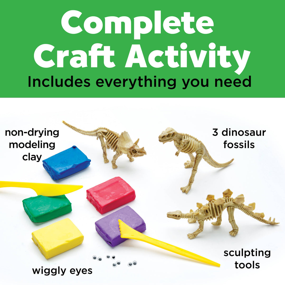 CREATE WITH CLAY DINOSAURS