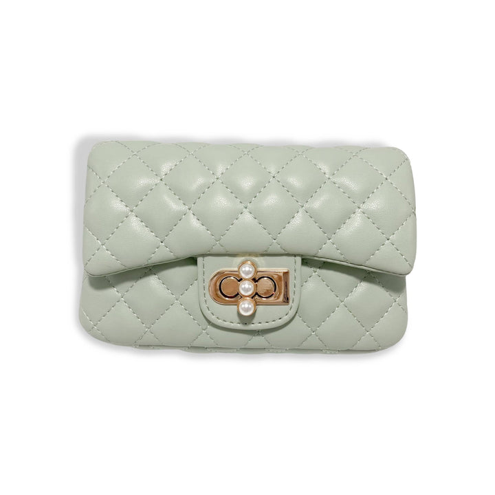 PEARL CLOSURE PURSE | PURPLE