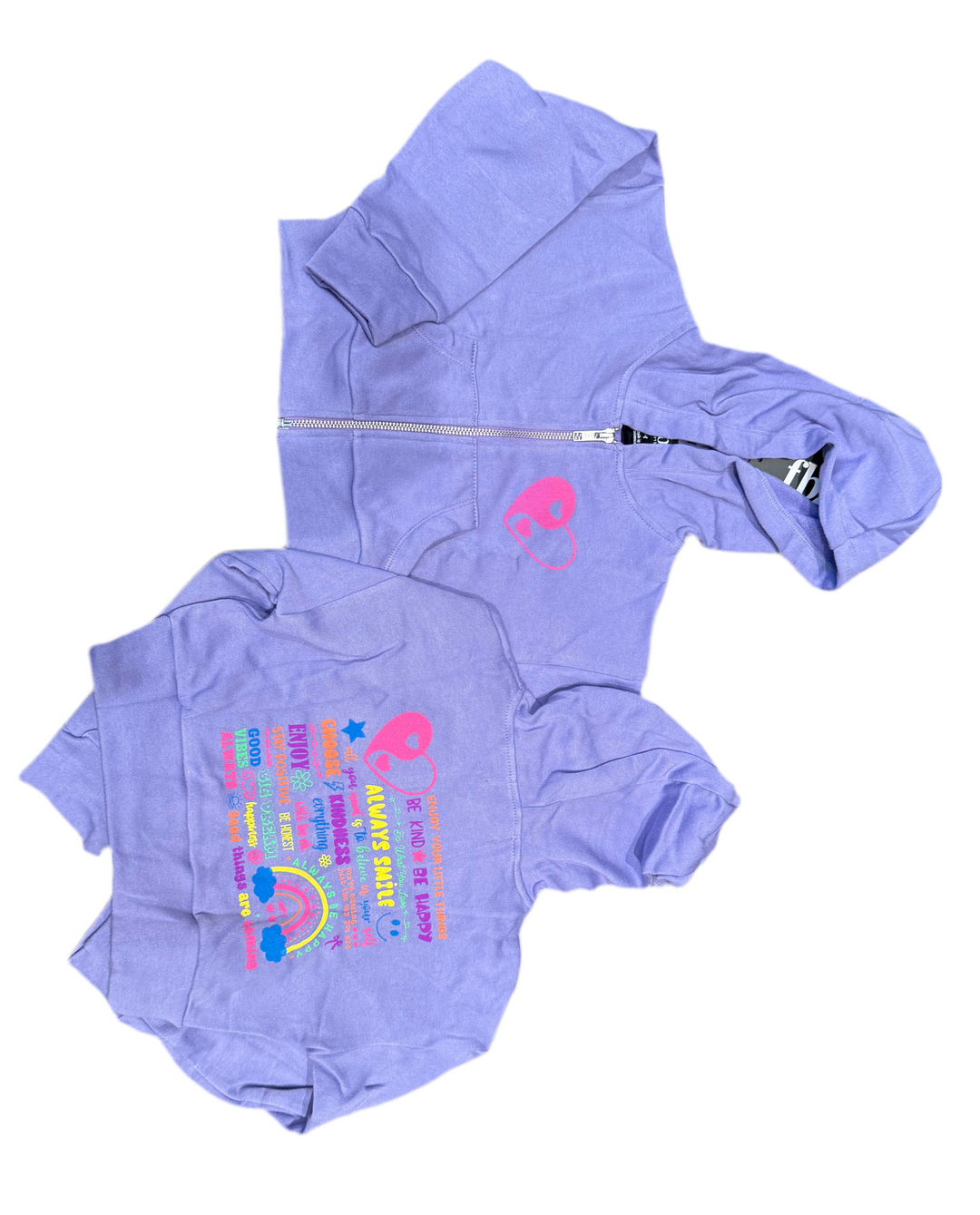 GOOD VIBES ZIP-UP HOODIE