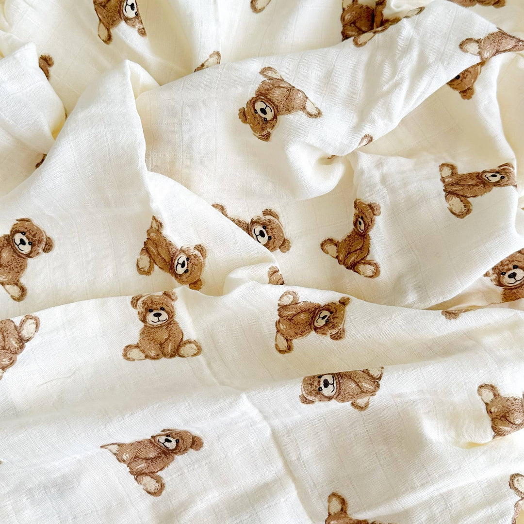 SWADDLE BLANKET| TEDDY BEAR