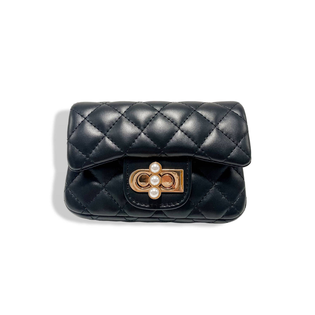 PEARL CLOSURE PURSE | PURPLE