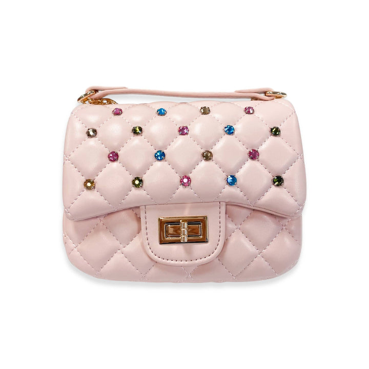 COLORFUL GEMS PURSE | CREAM