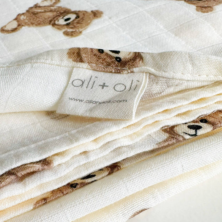 SWADDLE BLANKET| TEDDY BEAR