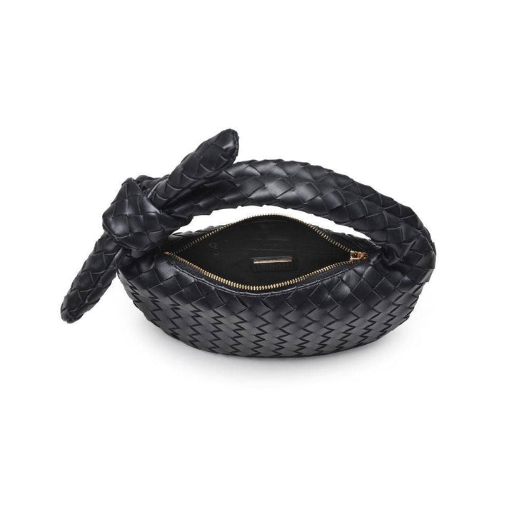 LIZBETH WOVEN KNOT CLUTCH | PISTACHIO