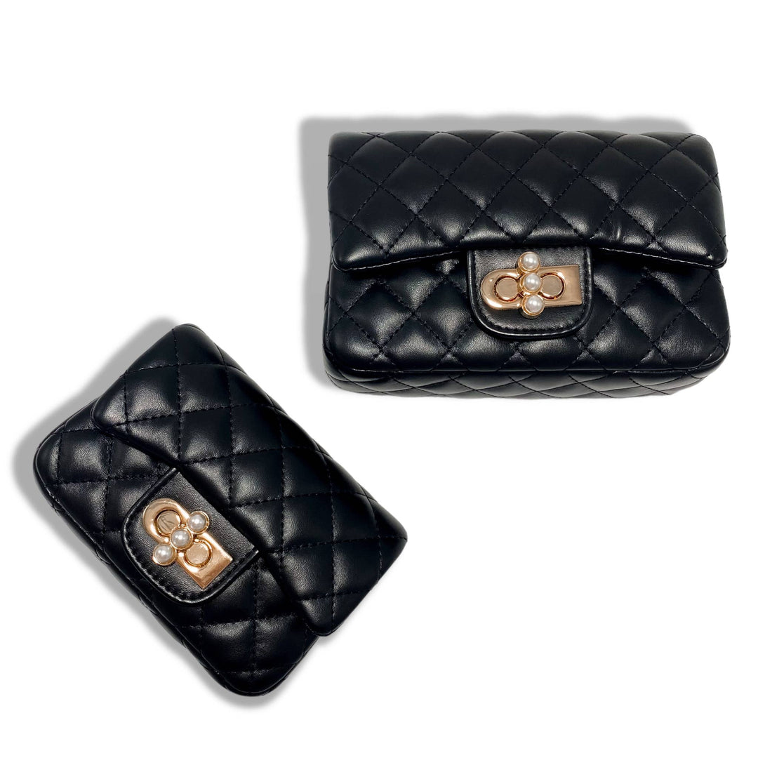 PEARL CLOSURE PURSE | PURPLE
