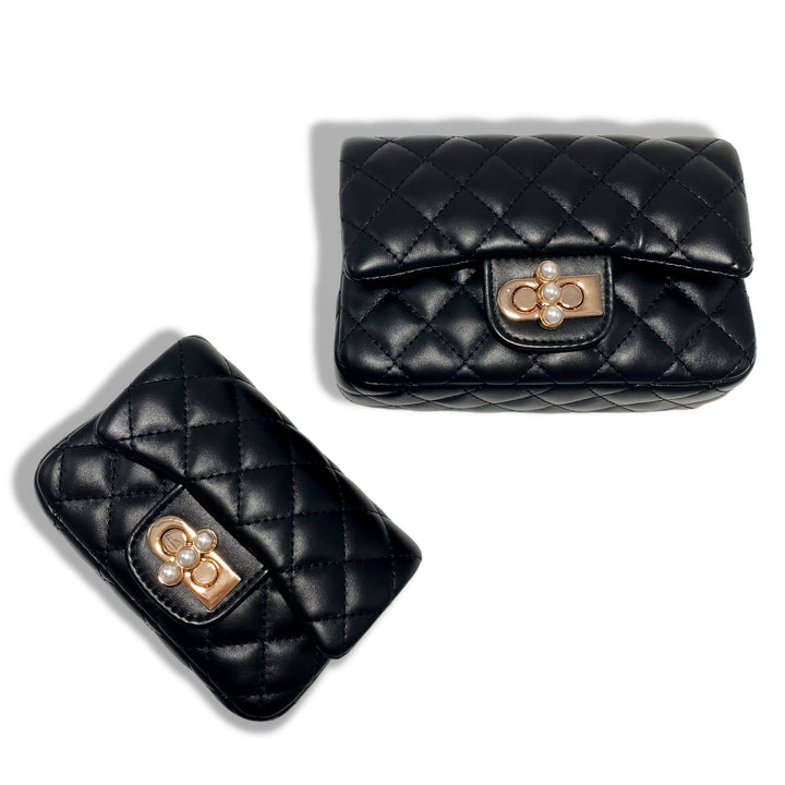 PEARL CLOSURE PURSE | PURPLE