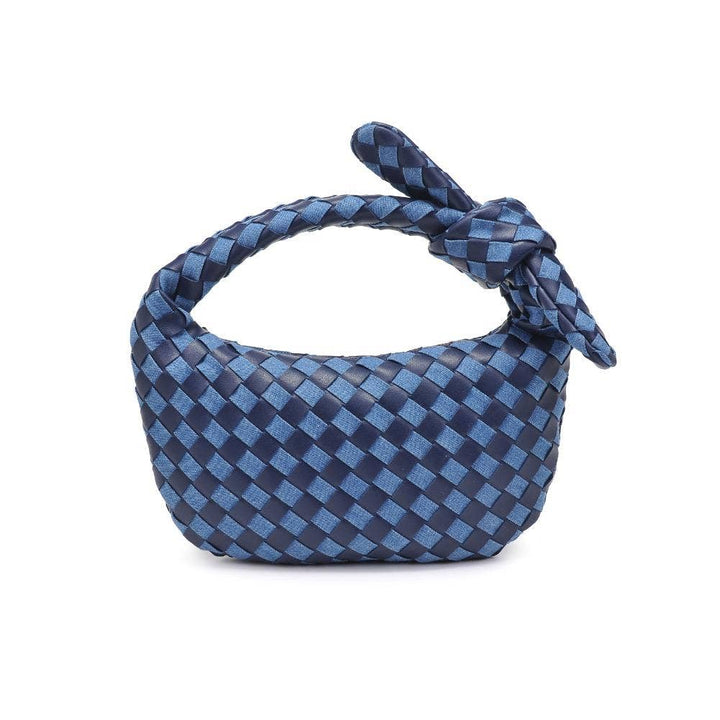 LIZBETH WOVEN KNOT CLUTCH | BUTTER