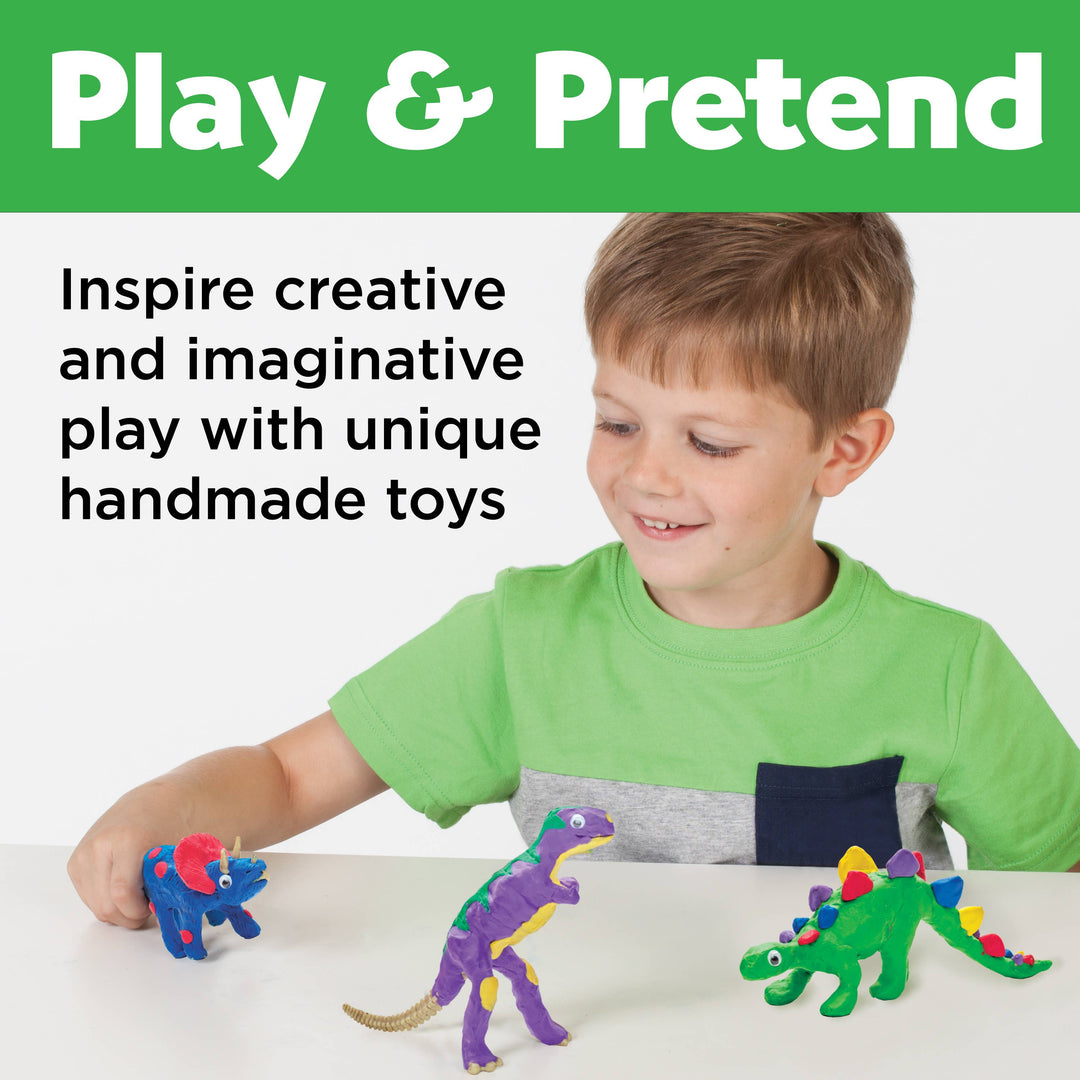CREATE WITH CLAY DINOSAURS