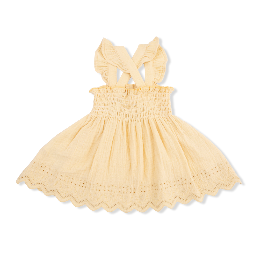 SMOCKED TOP WITH BLOOMER | ITALIAN STRAW