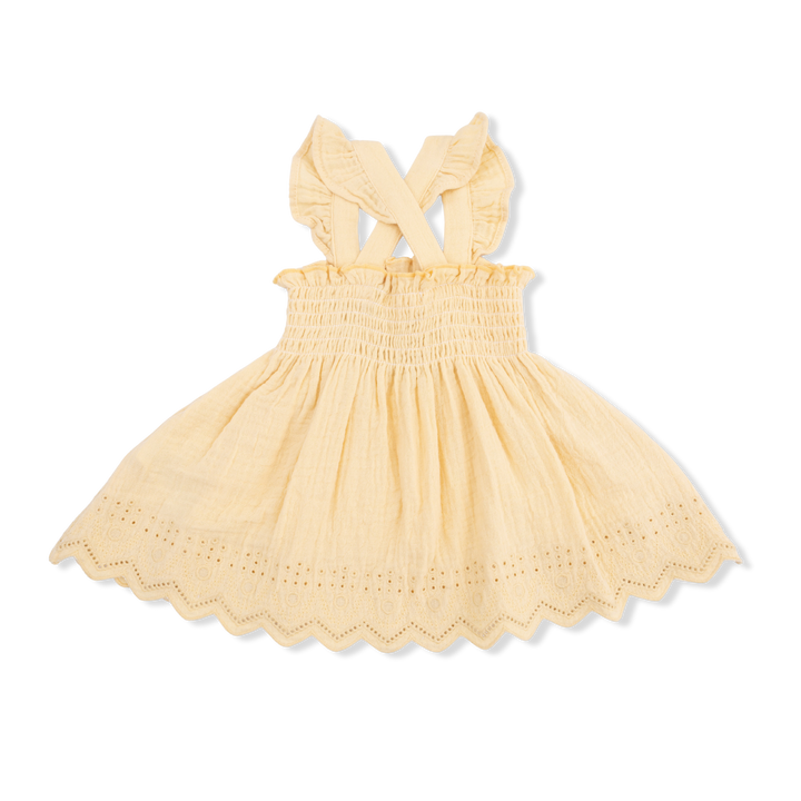 SMOCKED TOP WITH BLOOMER | ITALIAN STRAW