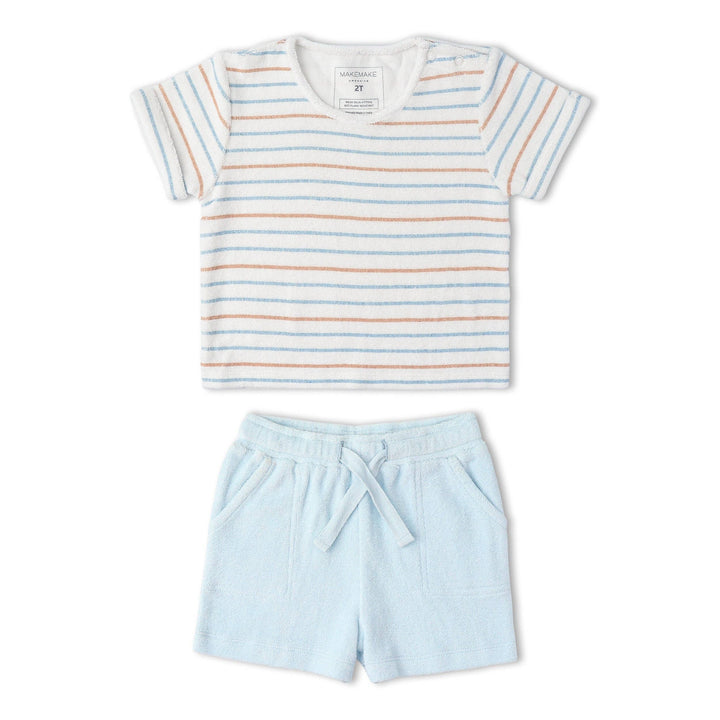 CABANA STRIPES SHORT SET