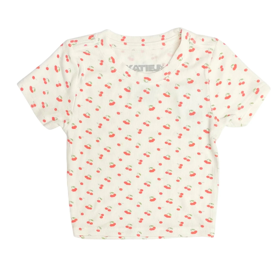 LIVI TEE | TINY CHERRIES