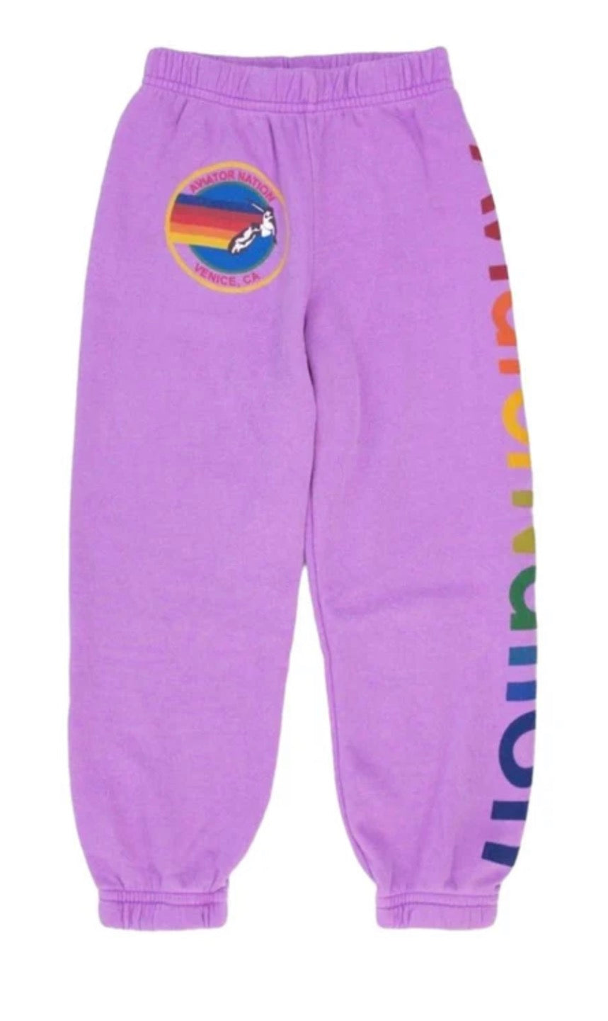 LOGO SWEATPANT | NEON PURPLE