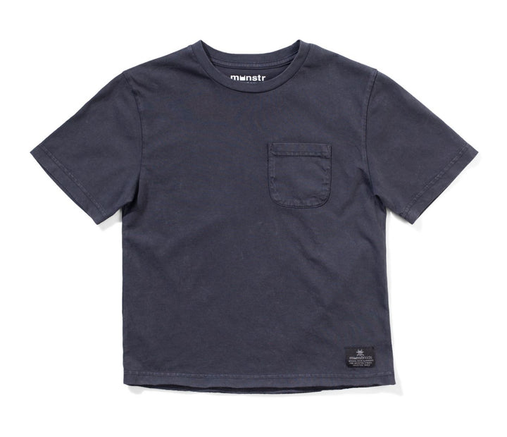 DREAM PKT TEE - MINERAL BK DENIM