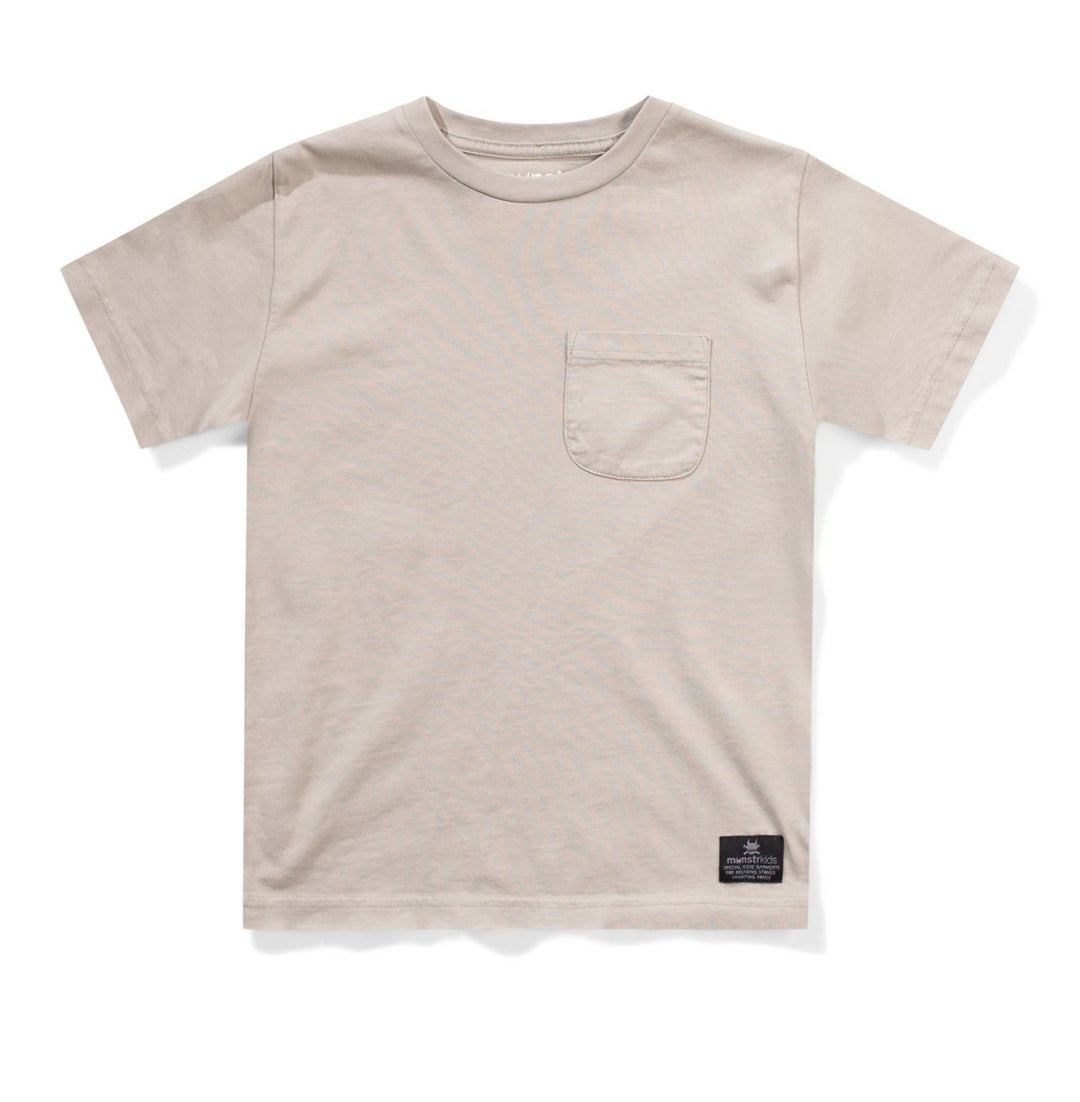 BOXER PKT TEE - WASHED SAND