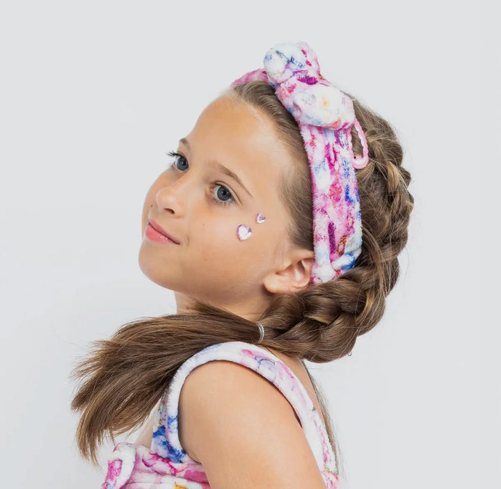 POP PRINCESS PLUSH SPA HEADBAND WITH BOW