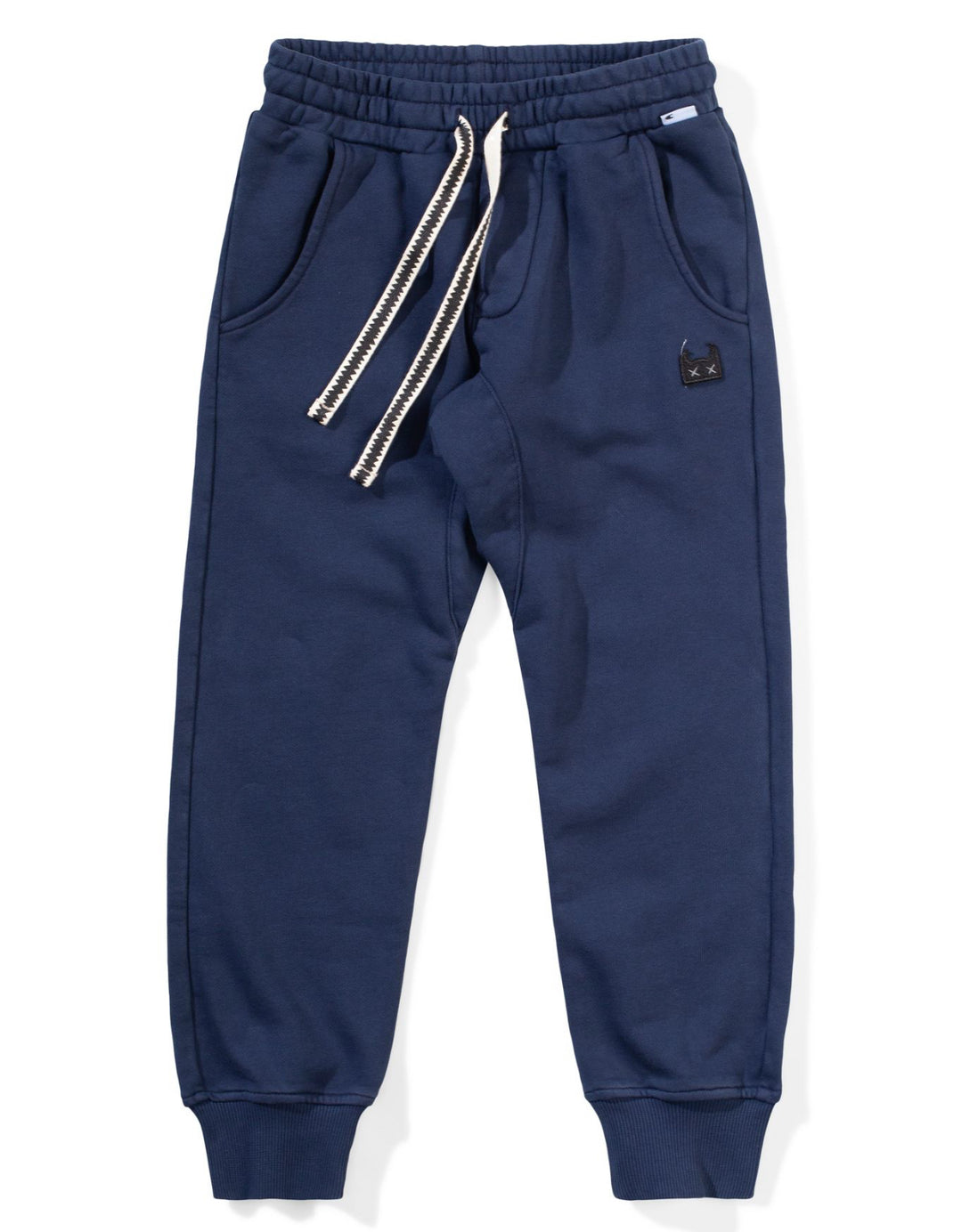 POPLIN PATCH PANT - WASH DK DENIM