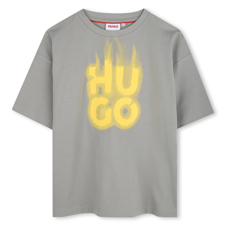 BOYS S/S T-SHIRT | FANCY LOGO PRINT