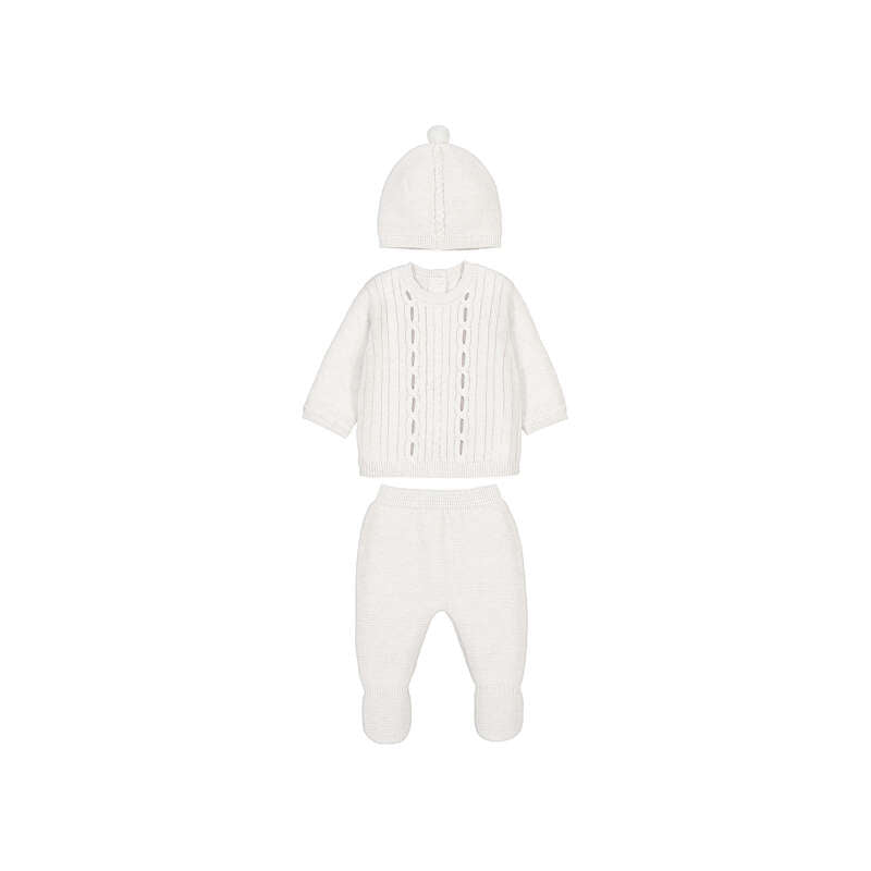 LEG WARMER & HAT SET | MILK