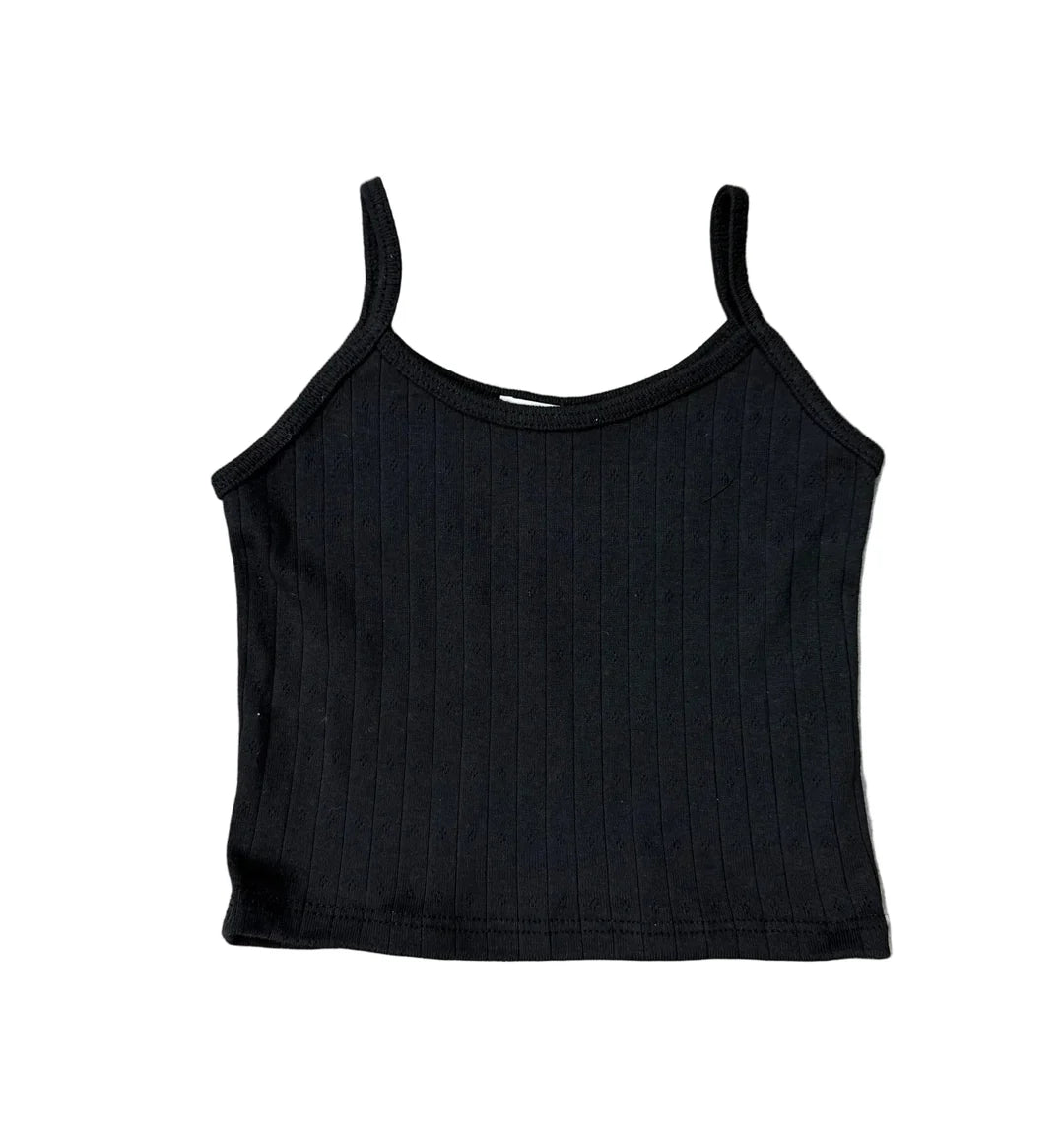 POINTELLE CAMI | BLACK