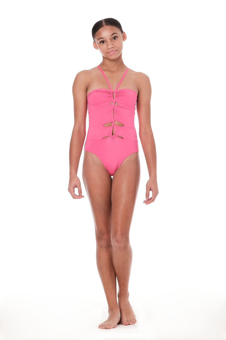 CUT-OUT PINK ONE PIECE