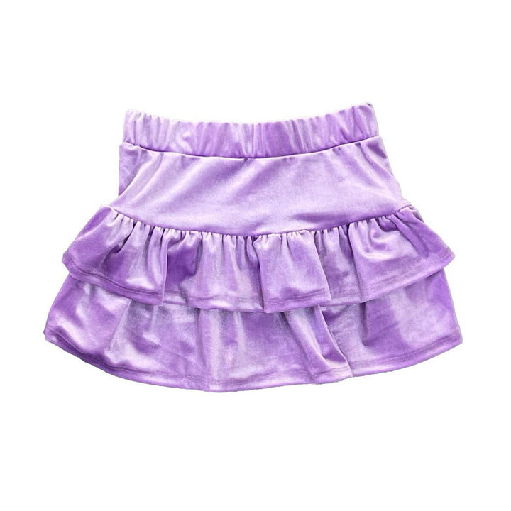 LAVENDER VELOUR SKIRT