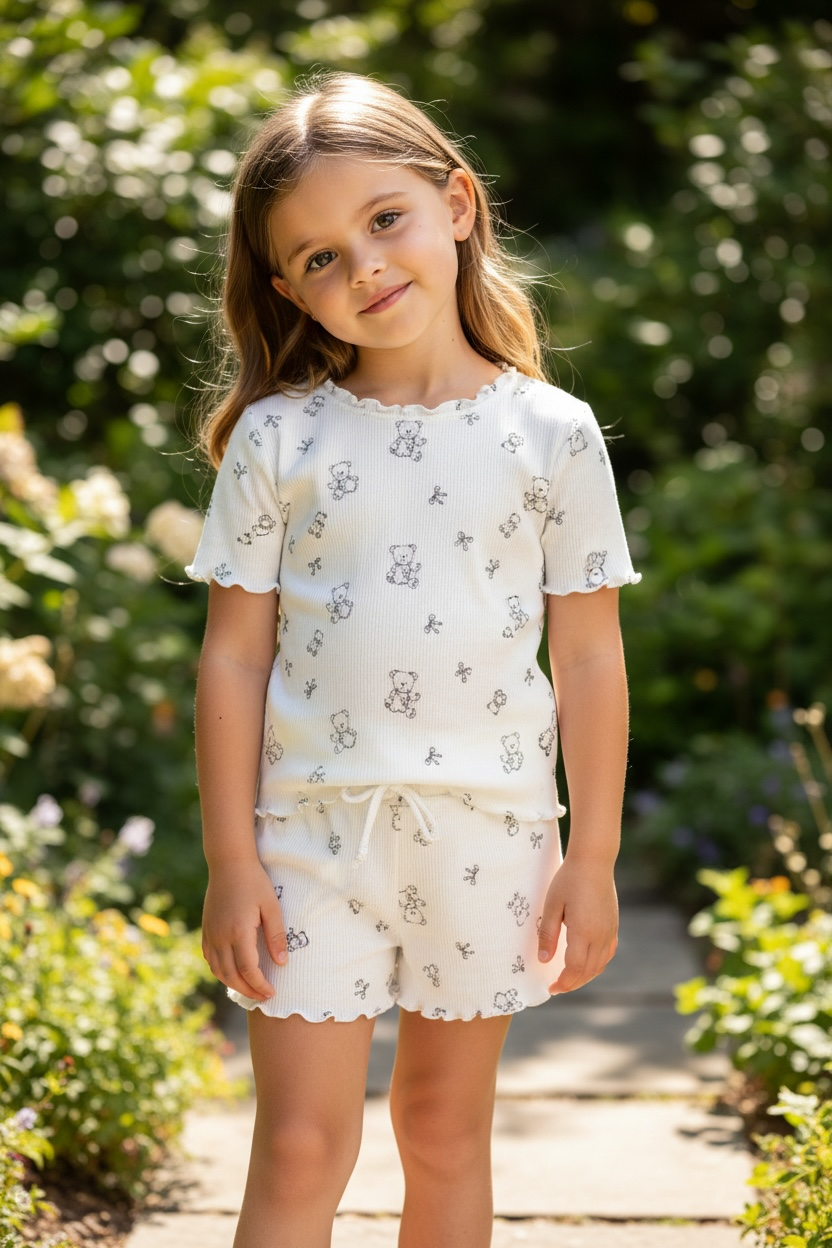 POINTELLE TEE | BEARS & BOWS
