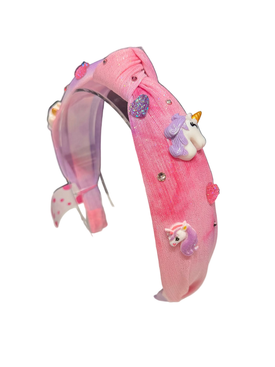 SHIMMER KNOT UNICORN CHARM HEADBAND