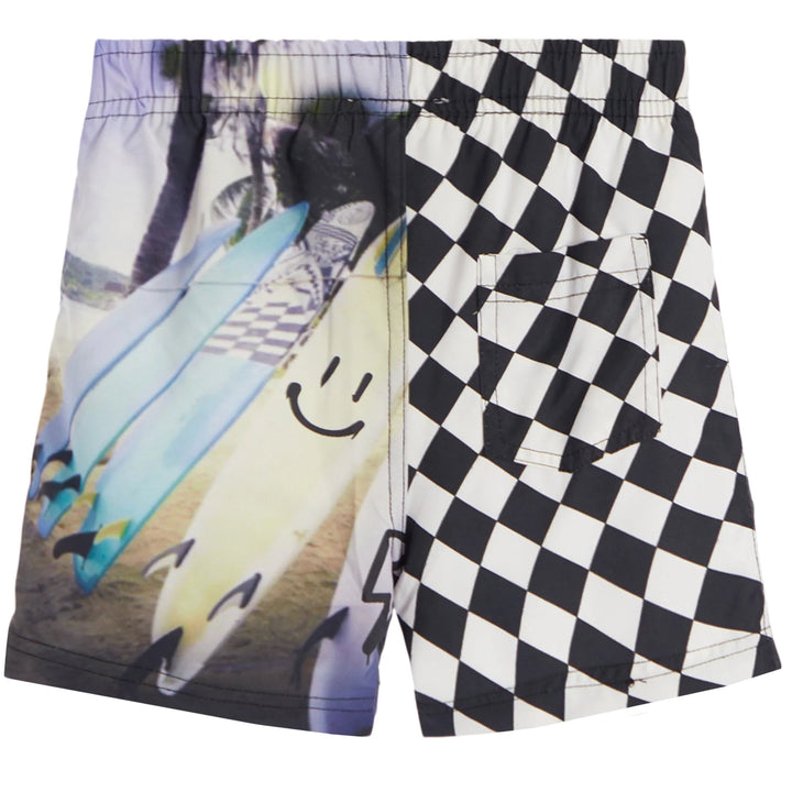 SURFBOARD CHECK SWIM TRUNK