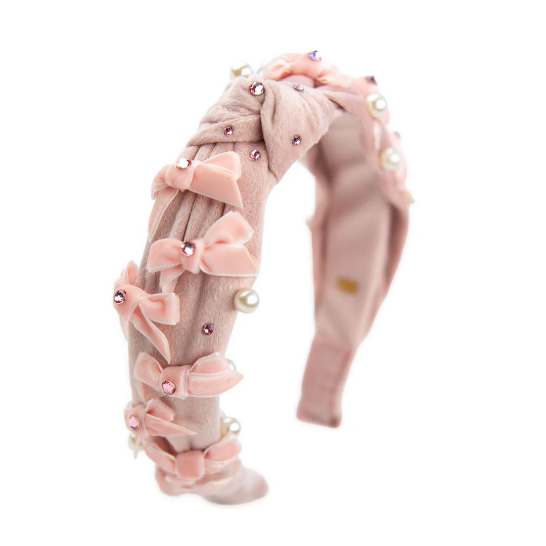 VELVET MULTI-BOW HEADBAND