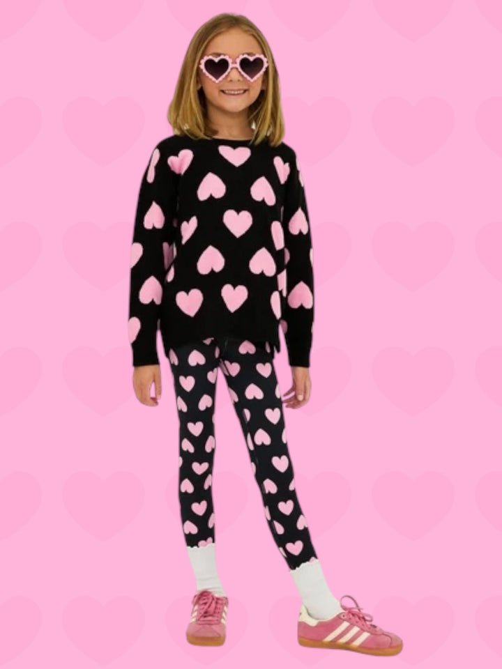 LITTLE CALLIE SWEATER LOVE HEART