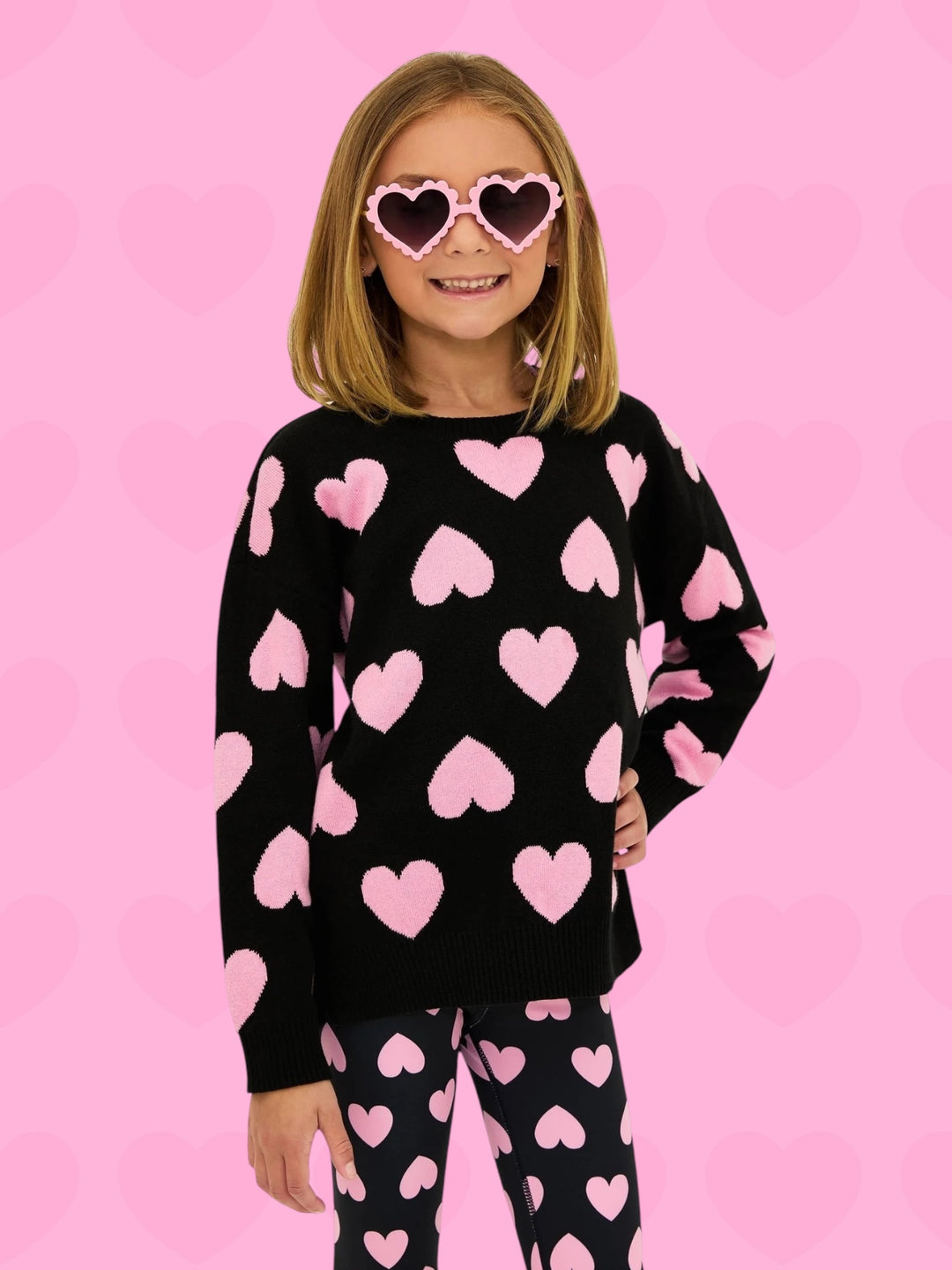 LITTLE CALLIE SWEATER LOVE HEART