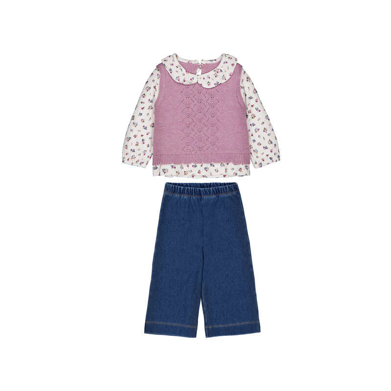 VEST PANT SET | VIOLET
