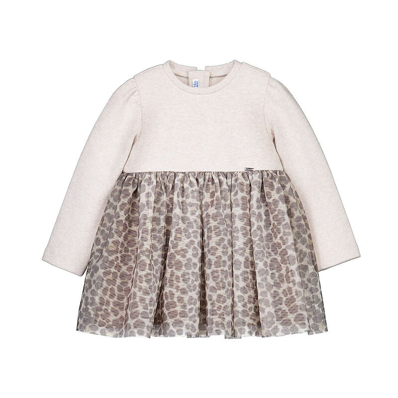 LEOPARD TULLE DRESS