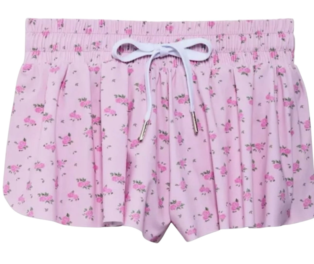 FARRAH SHORT | BLUSH ROSE DITSY