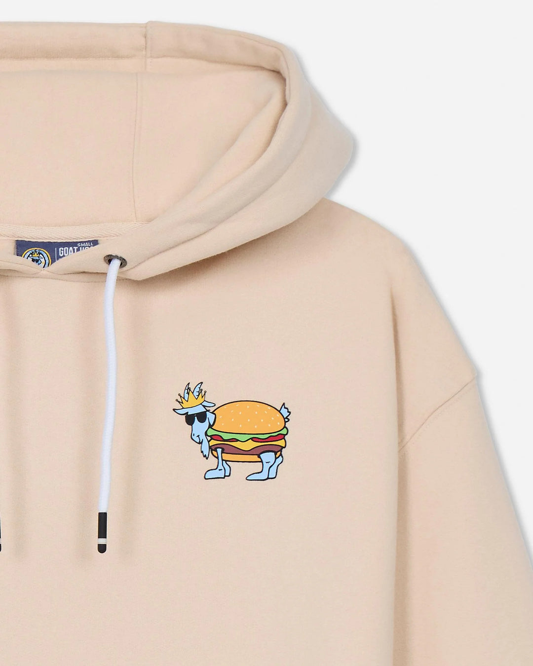 CHEESEBURGER HOODED SWEATSHIRT | SANDSHELL