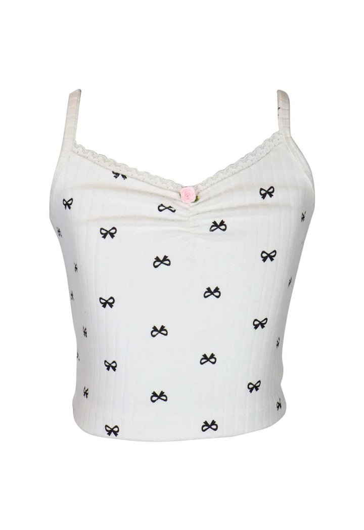BOW POINTELLE CAMI