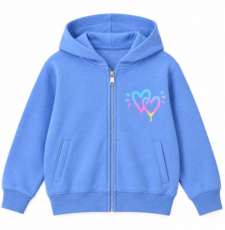 ICE BLUE OMBRE ICONS HOODIE