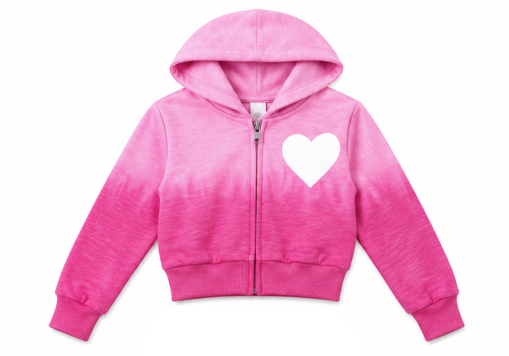 ROSE TIE-DYE HEART SWEATPANTS