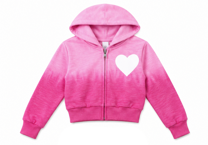 ROSE TIE-DYE HEART SWEATPANTS