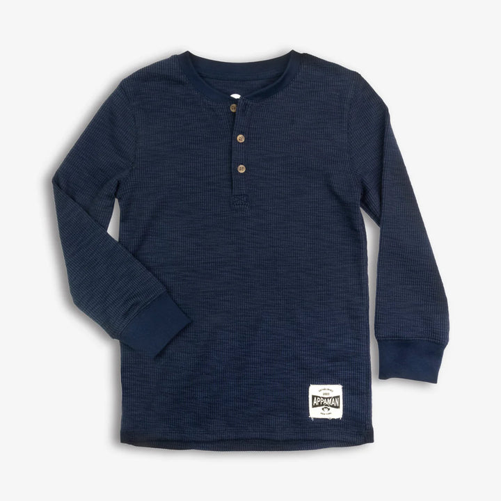 THERMAL HENLEY | INDIGO