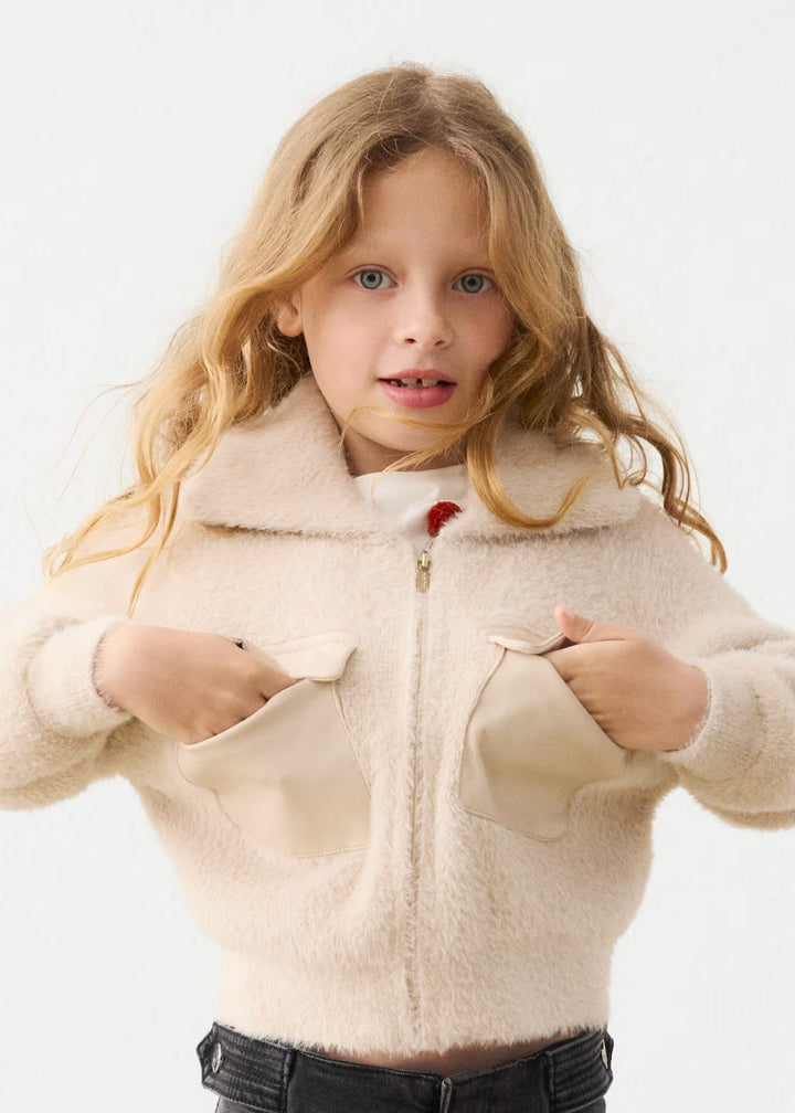 FURRY KNIT SWEATER