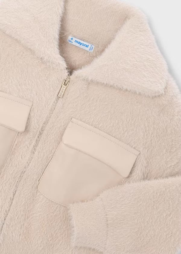 FURRY KNIT SWEATER