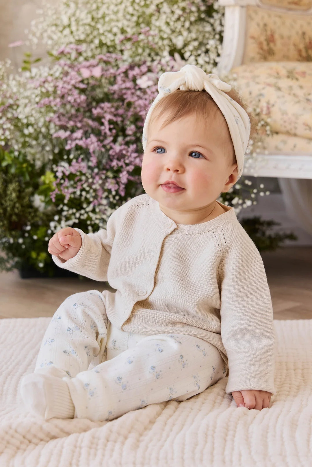 POINTELLE HEADBAND | MOLLY BLUE