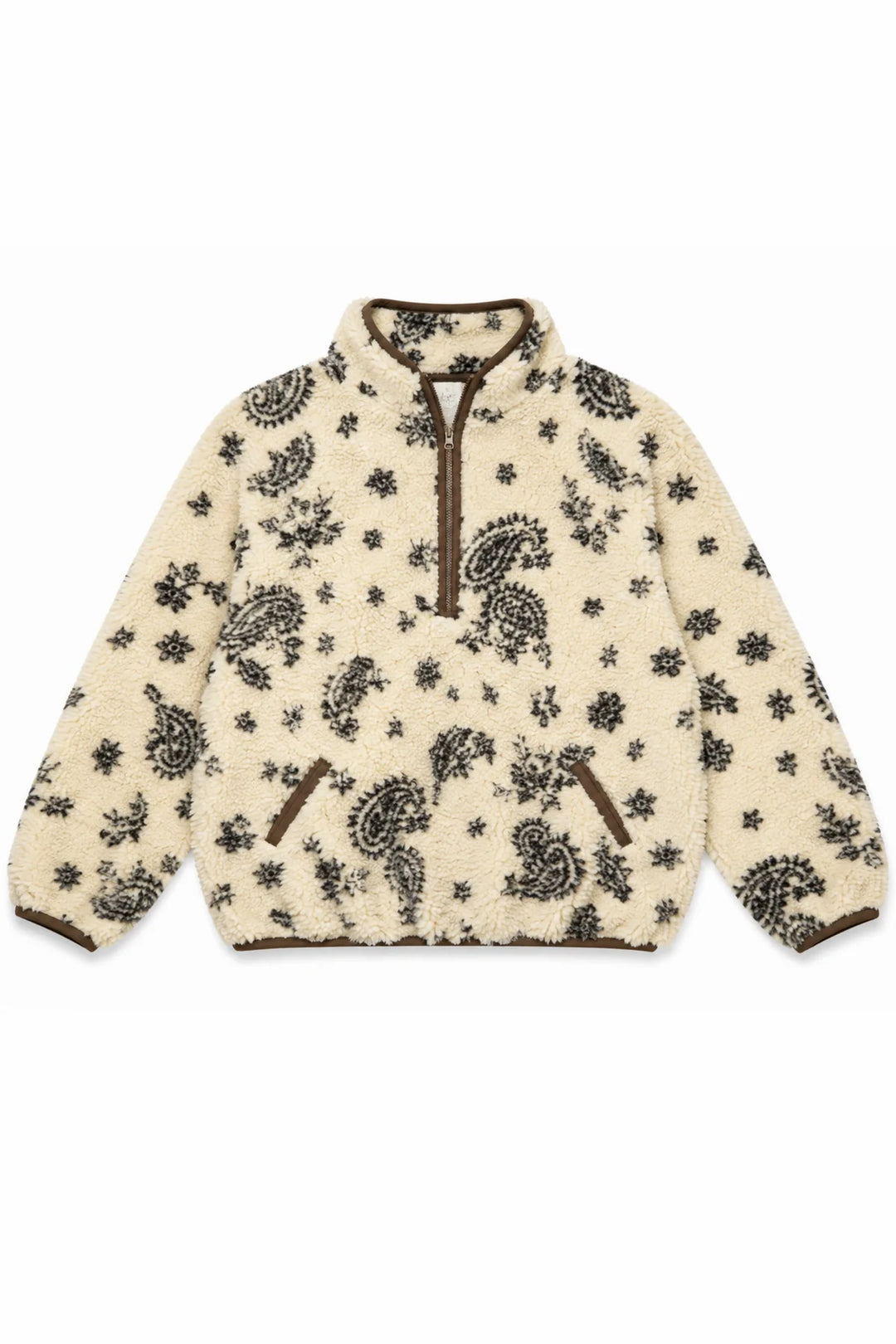 MILLY SHERPA JACKET | BOHO PAISLEY